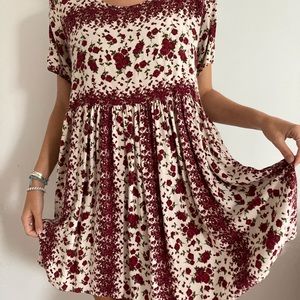 Brandy Melville floral babydoll dress